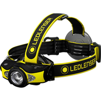 LED Lenser iH11R Rechargeable Industrial LED Head Torch Black & Yellow