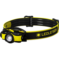 LED Lenser iH5R Rechargeable Industrial LED Head Torch Black & Yellow