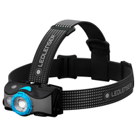 LED Lenser MH7 Rechargeable LED Head Torch Black / Blue