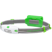 LED Lenser NEO LED Head Torch with Rear Red Blinkers Green 90 Lumens