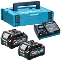 Makita 191J85-8 40v Max XGT Cordless 2 Battery 2.5ah and Charger Kit 2.5ah