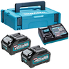 Makita 191K01-6 40v Max XGT Cordless 2 Battery 4ah and Charger Kit 4ah