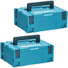 Makita 2 Piece 821550-0 MakPac Connector Stackable Power Tool Case Set