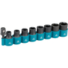 Makita 9 Piece 1/2" Drive Impact Socket Set 1/2"