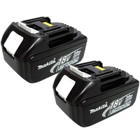 Makita BL1830B 18v Cordless Li-ion Battery 3ah Pack of 2