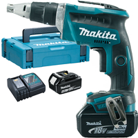 Makita DFS452 18V Cordless Screw Driver 2 x 4ah Li-ion Charger Case