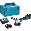 Makita DGA517 18v Cordless LXT Angle Grinder 125mm 2 x 5ah Li-ion Charger Case