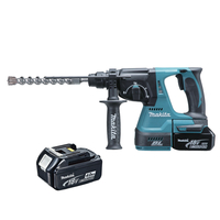 Makita DHR242 18v Cordless LXT Brushless SDS Hammer Drill 2 x 4ah Li-ion Charger Case