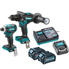 Makita DK0114G202 40v Max XGT Cordless Combi Drill and Impact Driver Kit 2 x 2.5ah Li-ion Charger Bag