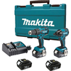 Makita DK18005 18v Cordless Brushless Combi Drill & Impact Driver with 2 Li-ion Batteries 3ah