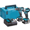 Makita DLX2283TJ 18v LXT Cordless Brushless Combi Drill and Impact Driver Kit 2 x 5ah Li-ion Charger Case
