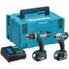 Makita DLX2336S 18v LXT Cordless Combi Drill and Impact Driver Kit 2 x 3ah Li-ion Charger Case