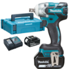 Makita DTW285 18v Cordless LXT 1/2" Brushless Impact Wrench 2 x 4ah Li-ion Charger Case