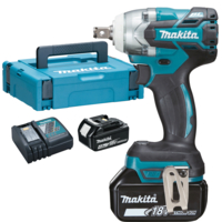 Makita DTW285 18v Cordless LXT 1/2" Brushless Impact Wrench 2 x 4ah Li-ion Charger Case