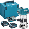 Makita RT001G 40v XGT Cordless Brushless 1/4" Trim Router 2 x 2.5ah Li-ion Charger Case
