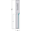 Makita TCT Double Flute Straight Router Cutter 12mm 20mm 1/4"