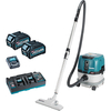 Makita VC001GL 40v Max XGT L Class Cordless Brushless Vacuum Cleaner 2 x 2.5ah Li-ion Charger No Case