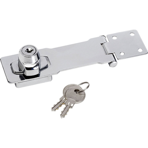 Masterlock Chrome Plated Steel Locking Hasp 117mm