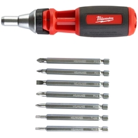 Milwaukee 10 in 1 Ratchet Bit Holder Screwdriver and Bit Set