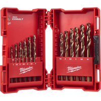 Milwaukee 19 Piece HSS-G Co Red Cobalt Drill Set