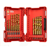 Milwaukee 19 Piece HSS Shockwave Red Hex Impact Drill Bit Set