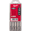 Milwaukee 5 Piece MX4 4 Cutter Head SDS Masonry Drill Bit Set