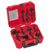 Milwaukee 7 Piece Self Feed Auger Drill Bit Set 25 - 65mm