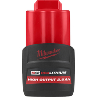 Milwaukee M12 HB2.5 12v Cordless High Output Li-ion Battery 2.5ah 2.5ah