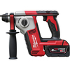 Milwaukee M18 BH 18v Cordless Compact SDS Plus Hammer Drill 2 x 4ah Li-ion Charger Case