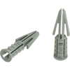 Plasplugs Regular Duty Standard Plasterboard Hollow Wall Fixings Pack of 100