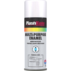 Plastikote Enamel Aerosol Spray Paint White 400ml