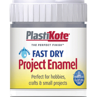 Plastikote Fast Dry Enamel Paint Pewter 59ml