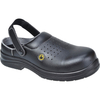 Portwest Compositelite ESD Perforated Safety Clogs Black Size 2