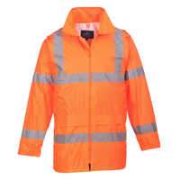 Portwest Hi Vis Rain Jacket Orange 2XL