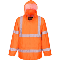 Portwest Hi Vis Rain Jacket Orange S