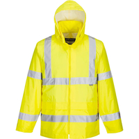 Portwest Hi Vis Rain Jacket Yellow 5XL
