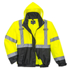 PW2 Hi Vis Premium 3 in 1 Bomber Jacket Yellow / Black 4XL