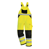 PW2 Xenon Hi Vis Bib and Brace Yellow 3XL