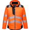 PW3 Hi Vis Winter Rain Jacket Orange / Black S
