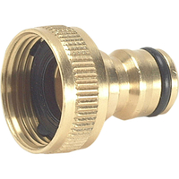 Rehau 3/4" BSP Brass Hose Pipe Threaded Tap Connector