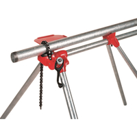 Ridgid Top Screw Stand Chain Vice with Cast Iron Frame 3mm -125mm