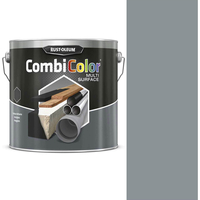 Rust Oleum Satin Multi Surface Paint Steel Grey 2.5l