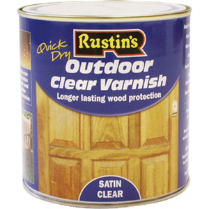 Rustins Exterior Varnish Satin 1L