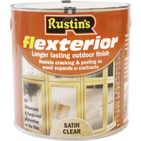 Rustins Flexterior Varnish Clear 2.5L