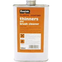 Rustins Plastic Coating Thinners 500ml