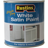 Rustins White Satin Paint 1L