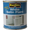 Rustins White Satin Paint 500ml