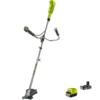 Ryobi OBC1820B ONE+ 18v Cordless Brush Cutter 200mm 1 x 2ah Li-ion Charger