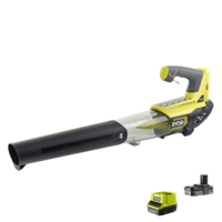 Ryobi OBL18JB ONE+ 18v Cordless Garden Jet Leaf Blower 1 x 2ah Li-ion Charger