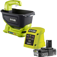 Ryobi OSS1800 ONE+ 18v Cordless Seed Spreader 1 x 2ah Li-ion Charger
